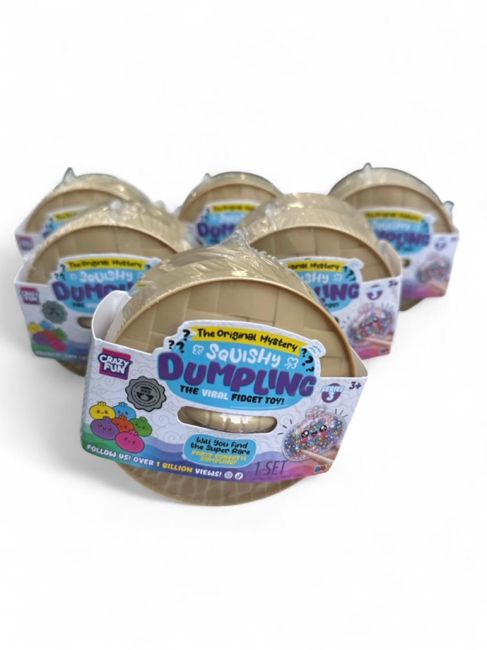 ONE (1) RMS Authentic Viral hard to find Squishy Dumpling mystery party confetti
